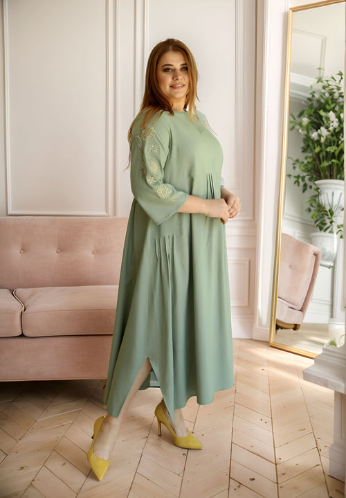 Custom Oversize Linen Boho Dress