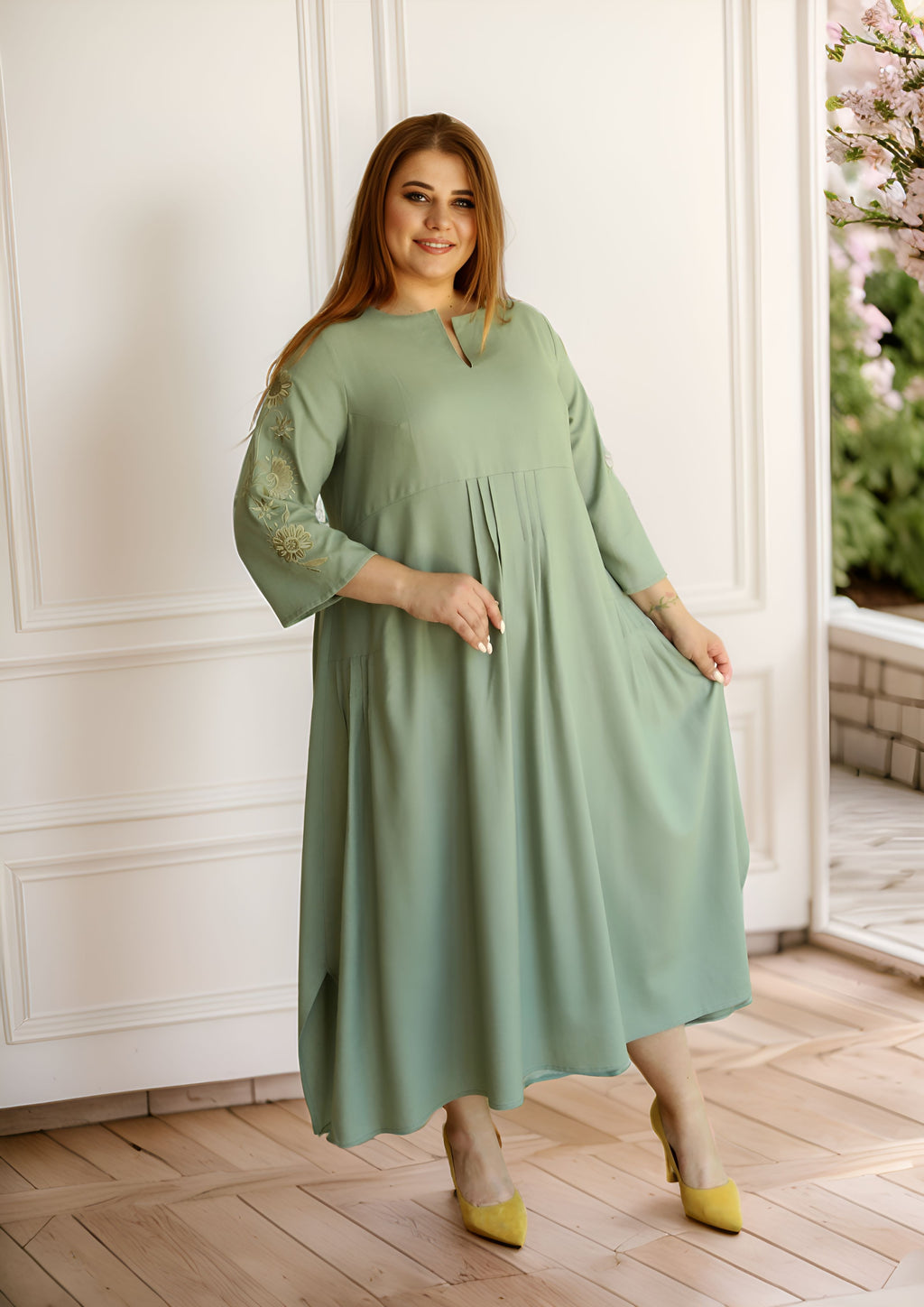 Boho Linen Maxi Dress