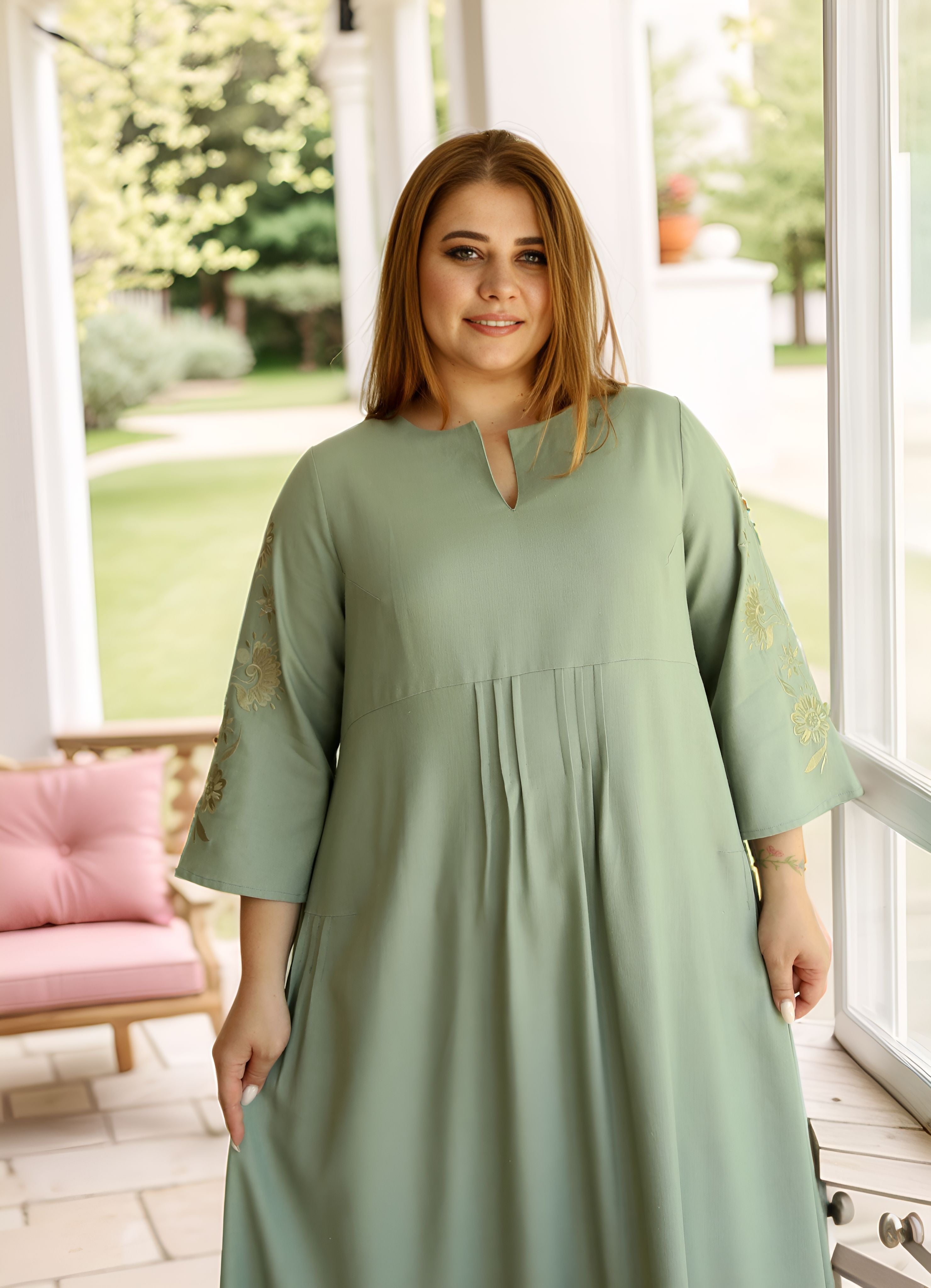 Custom Oversize Linen Boho Dress