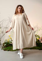 Boho Linen Maxi Dress