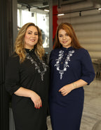 Long Sleeve Embroidered Dress