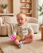 Baby Linen Embroidered Bodysuit